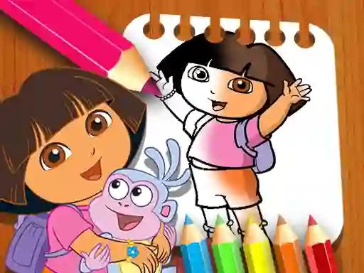 게임 Dora the Explorer the Coloring Book 온라인