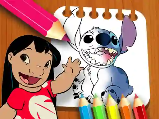 게임 Lilo and Stitch Coloring Book 온라인