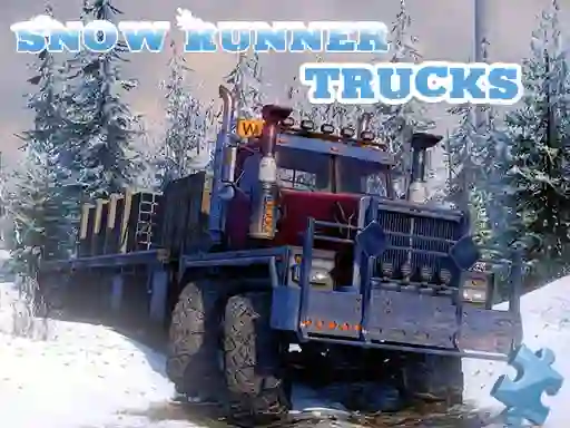 게임 Snow Runner Trucks Jigsaw 온라인
