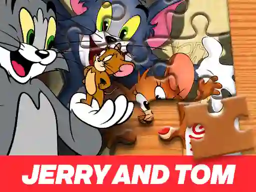 게임 Jerry and Tom Jigsaw Puzzle 온라인