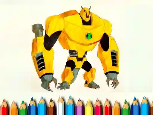 게임 Ben10 Monsters Coloring book 온라인