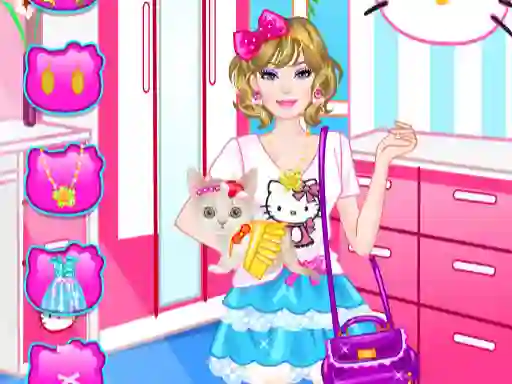 게임 Barbie With Kitty 온라인