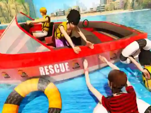 게임 Beach Rescue Emergency Boat 온라인