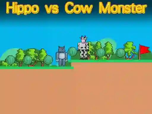 게임 Hippo vs Cow Monster 온라인