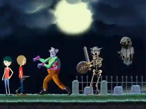 게임 Creepy Clowns in the Graveyard 온라인