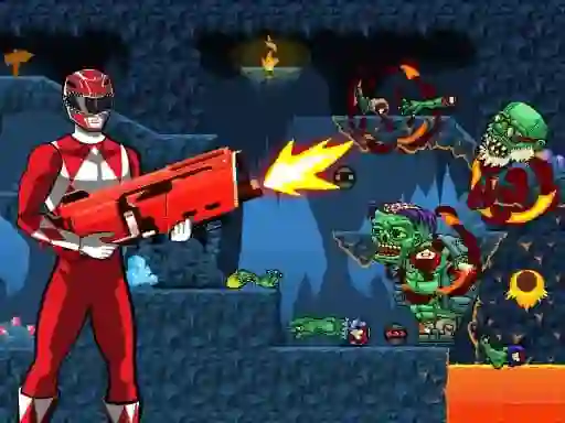 게임 Power Rangers shoot Zombie 온라인