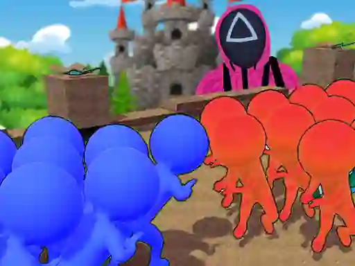 게임 Squid Game Crowd Pusher 온라인