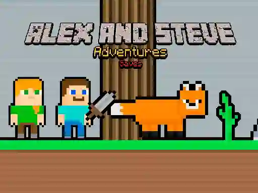 게임 Alex and Steve Adventures Saves 온라인