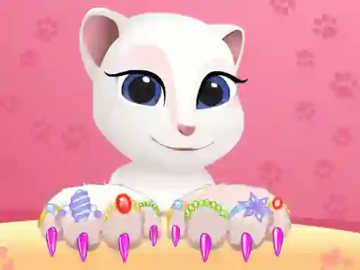 게임 Talking Tom Angela Great Manicure 온라인