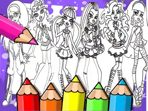 게임 Monster High Coloring Book 온라인