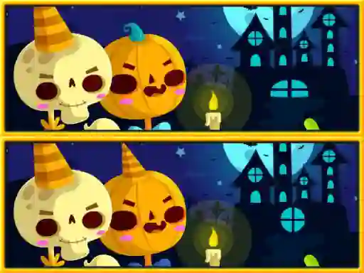 게임 Find Differences Halloween 온라인