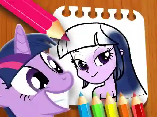 게임 Equestria Girls Coloring Book 온라인