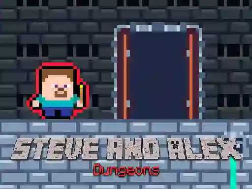 게임 Steve and Alex Dungeons 온라인