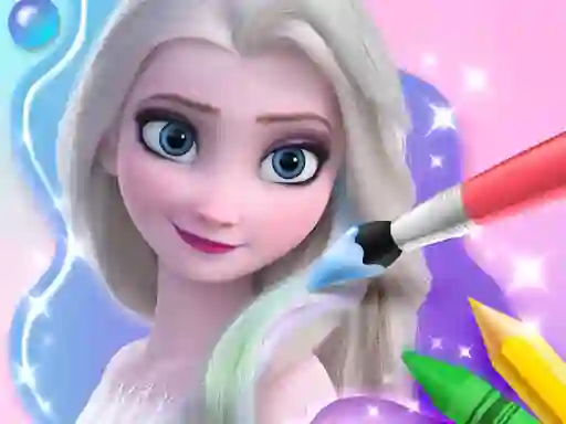 게임 Coloring Book For Elsa 온라인
