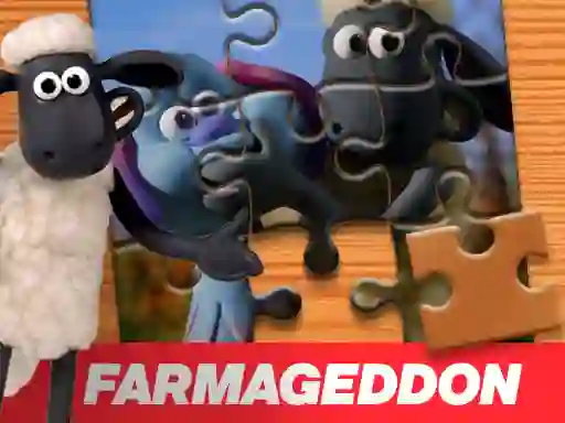 게임  A Shaun the Sheep Movie Farmageddon Jigsaw Puzzle 온라인