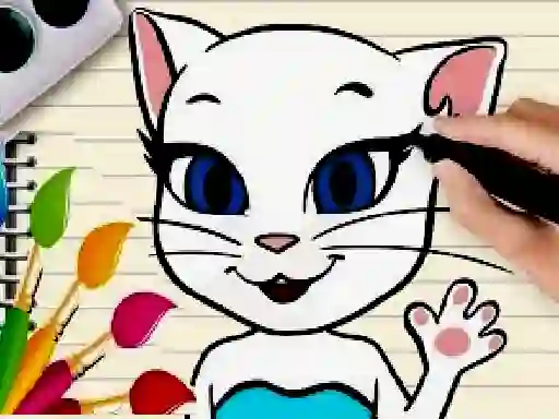 게임 Talking Angela Coloring Book 온라인