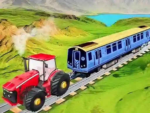 게임 Chain Tractor Train Towing Game 3D 온라인