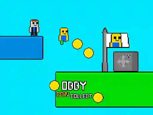 게임 Obby vs Bacon Rainbow Parkour 온라인