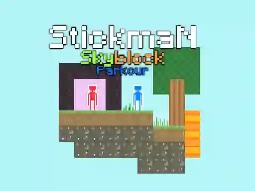 게임 Stickman Skyblock Parkour 온라인