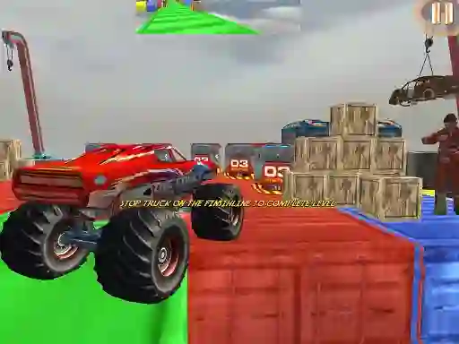 게임 Monster Truck Driving Stunt Game Sim 온라인