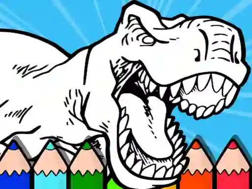 게임 Coloring Dinos For Kids 온라인
