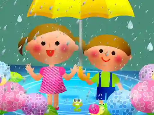 게임 Kids Rainy Day Puzzle 온라인