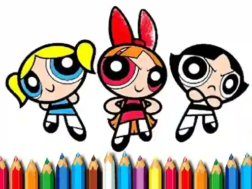 게임 PowerPuff Girls Coloring Book 온라인