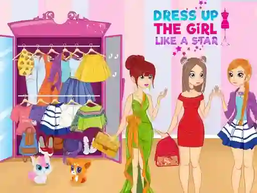 게임 Dress Up The Girl Like A Star 온라인