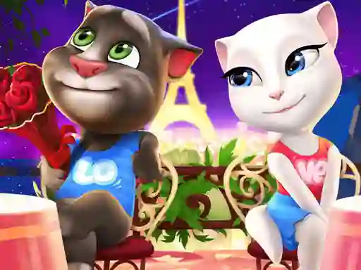 게임 Talking Tom and Angela Coloring 온라인