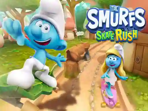 게임 The Smufrs Skate Rush 온라인