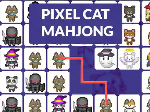 게임 Pixel cat mahjong 온라인