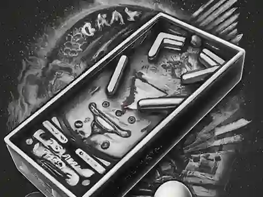 게임 Pinball Black N White 온라인