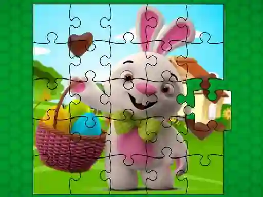 게임 Easter Bunny Eggs Jigsaw 온라인