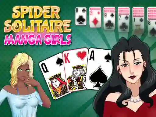 게임 Spider Solitaire Manga Girls 온라인