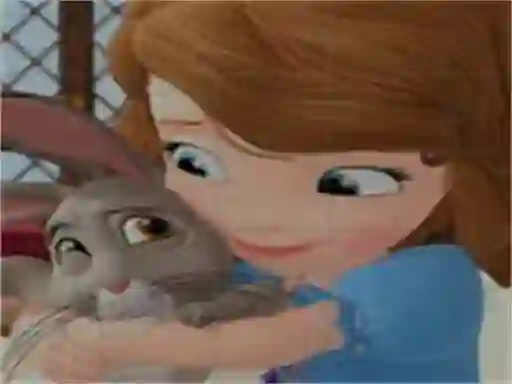 게임 Sofia And Animals Jigsaw Puzzle 온라인