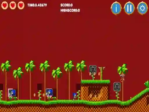 게임 Sonic html5 온라인