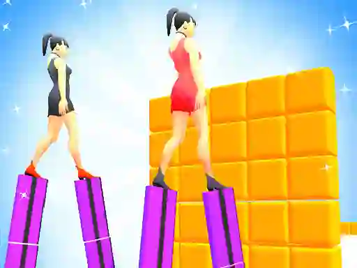 게임 Heels Run Race - Stack Rider 온라인