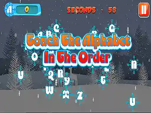 게임 Touch the Alphabet in the Order 온라인