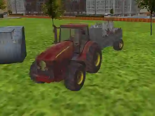 게임 3D city tractor garbage sim 온라인