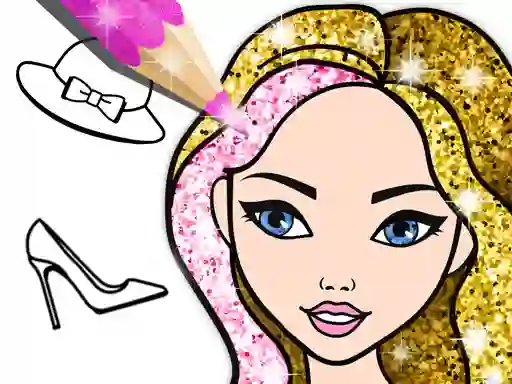 게임 Fashion Coloring Book Glitter 온라인