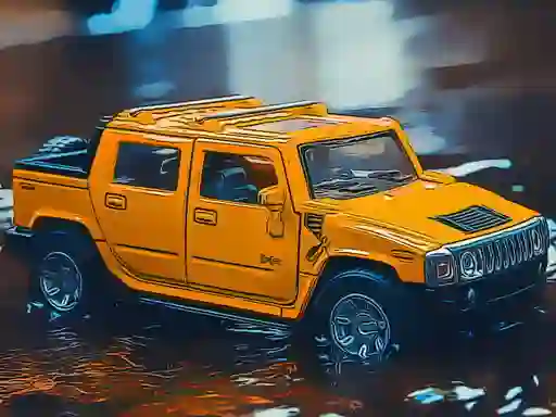 게임 Hummer Jeep Puzzle 온라인