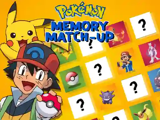 게임 Pokemon Memory Match-Up 온라인