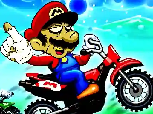 게임 Super Mario Halloween Wheelie 온라인