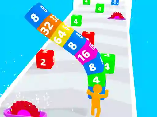게임 Cube Stack 2048 온라인