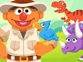 게임 123 세서미 스트리트: Ernie 's Dinosaur Day Care  온라인