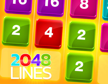 게임 2048 라인 온라인