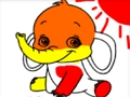 게임 코끼리 색칠 공책 온라인