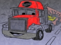 게임 Mack 트럭 색칠  온라인