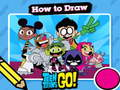 게임 Teen Titans Go를 그리는 뜨거운!  온라인