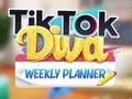 게임 TikTok 디바 주간 플래너  온라인